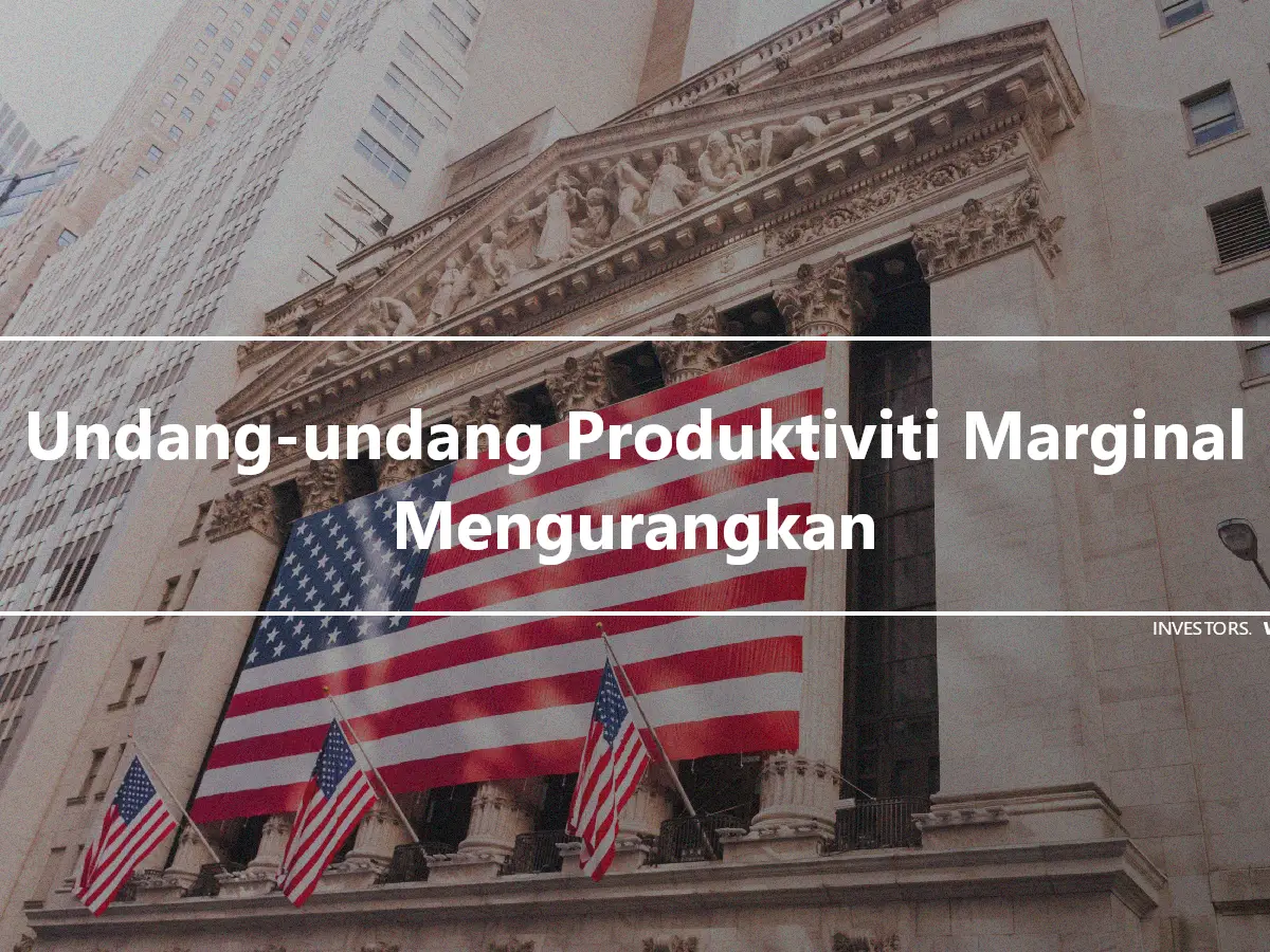 Undang-undang Produktiviti Marginal Mengurangkan