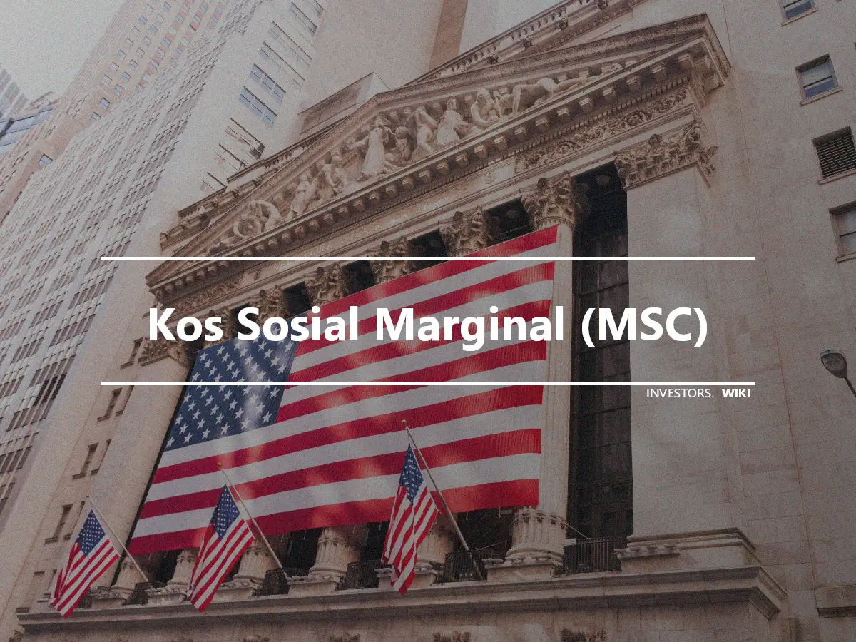 Kos Sosial Marginal (MSC)