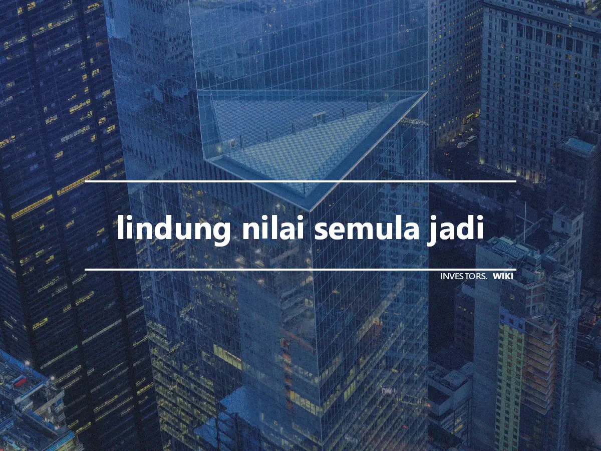 lindung nilai semula jadi