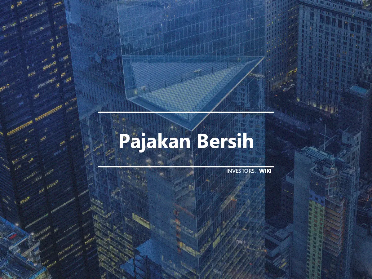 Pajakan Bersih