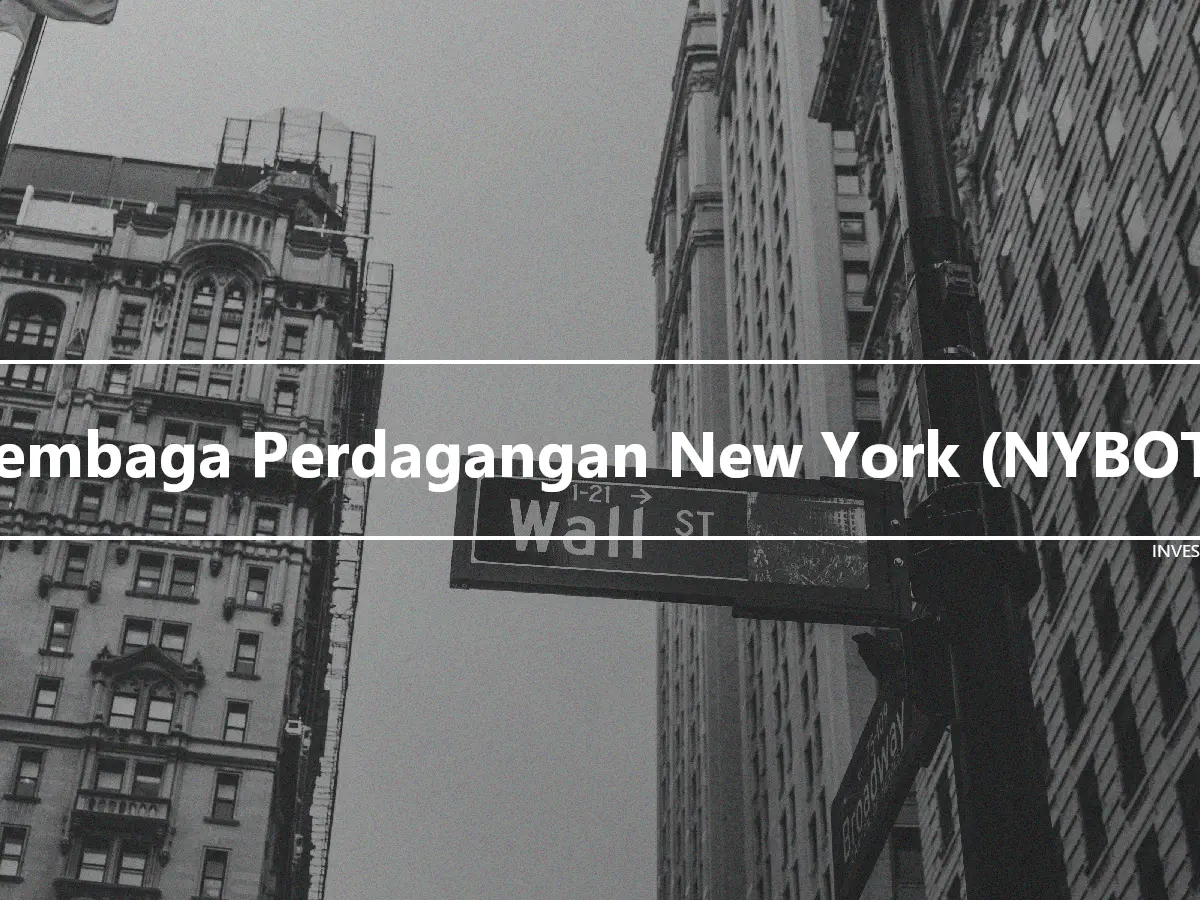 Lembaga Perdagangan New York (NYBOT)