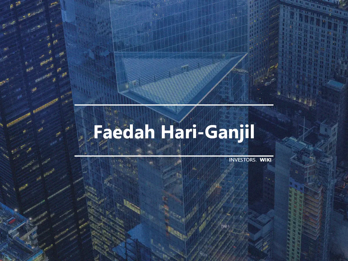 Faedah Hari-Ganjil