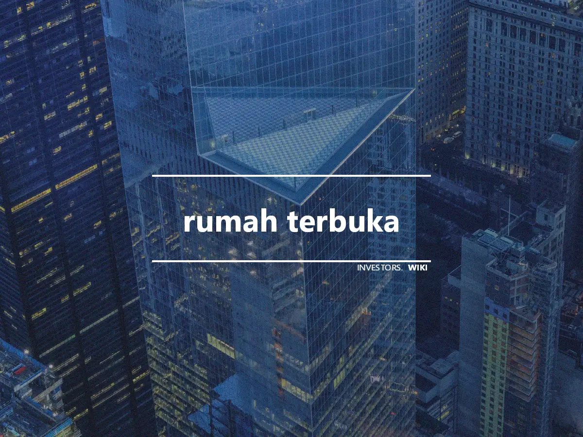 rumah terbuka