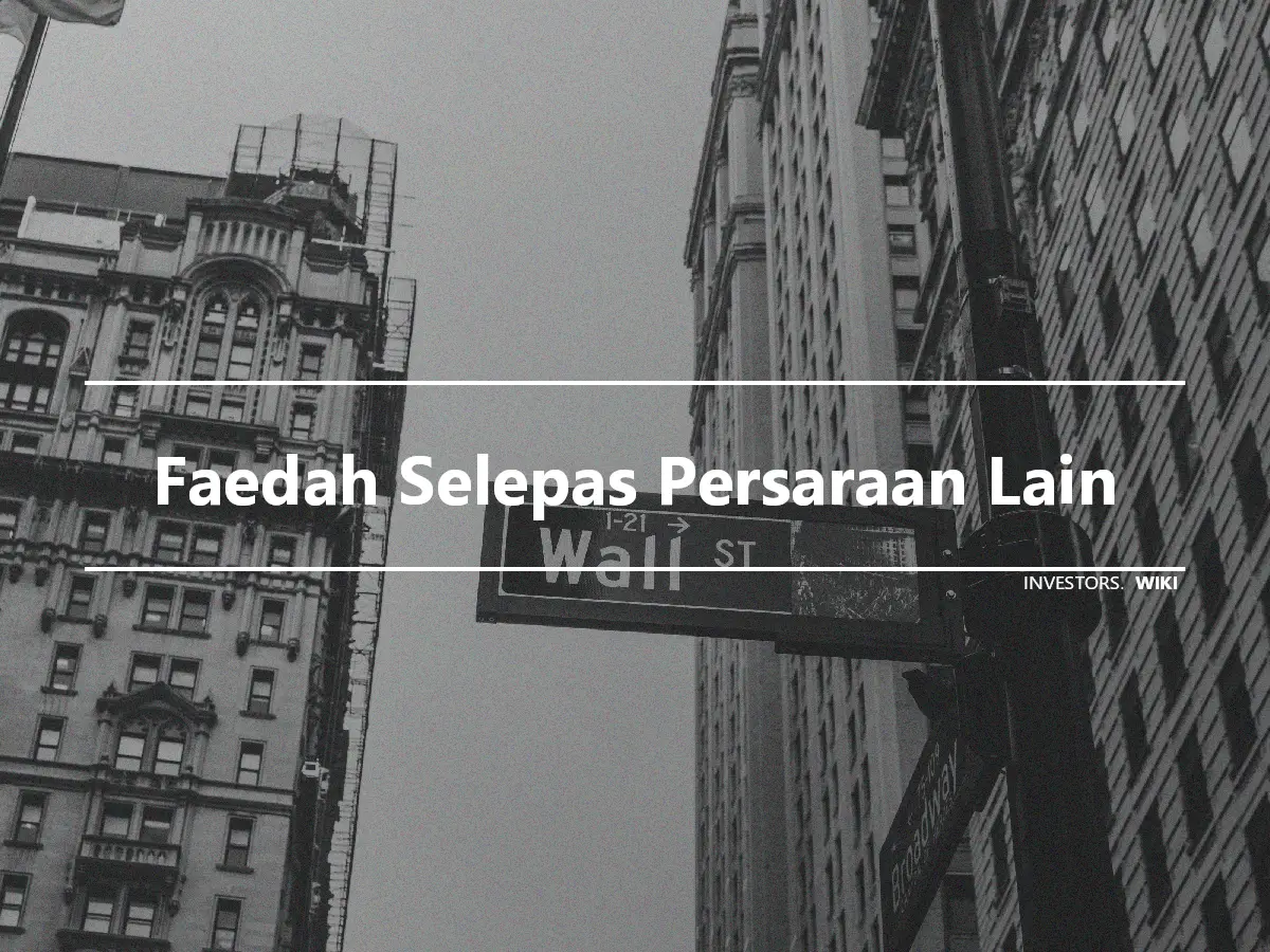 Faedah Selepas Persaraan Lain