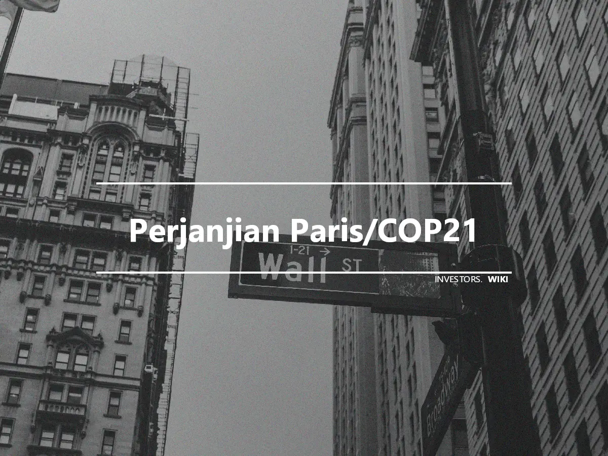 Perjanjian Paris/COP21