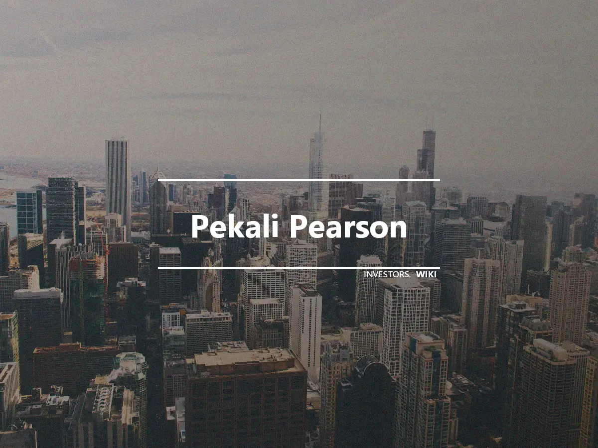 Pekali Pearson