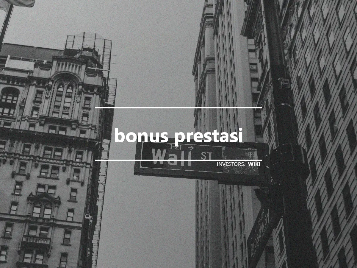 bonus prestasi