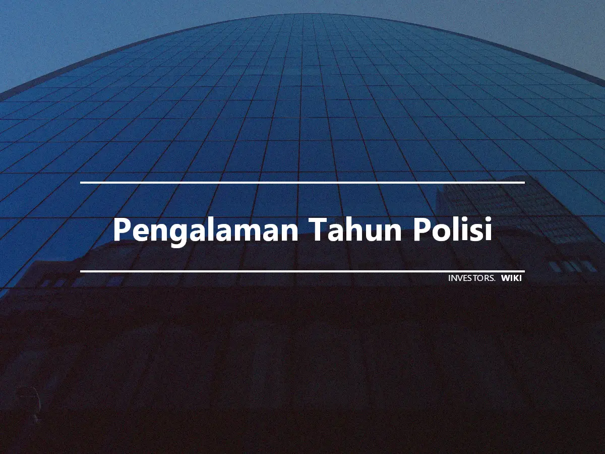 Pengalaman Tahun Polisi