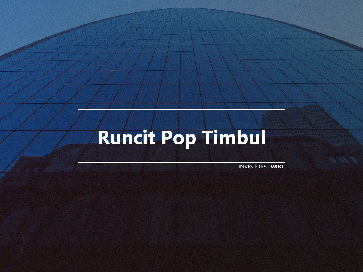 Runcit Pop Timbul