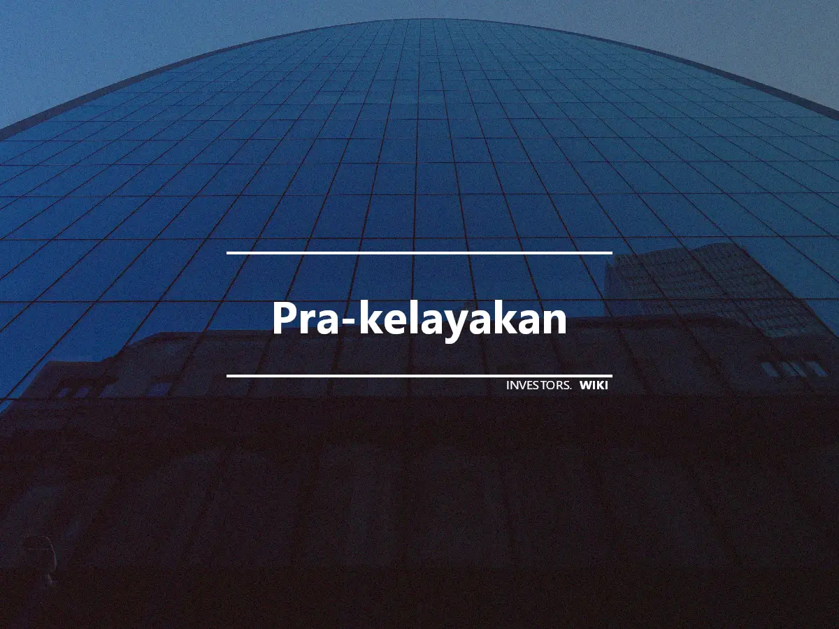 Pra-kelayakan