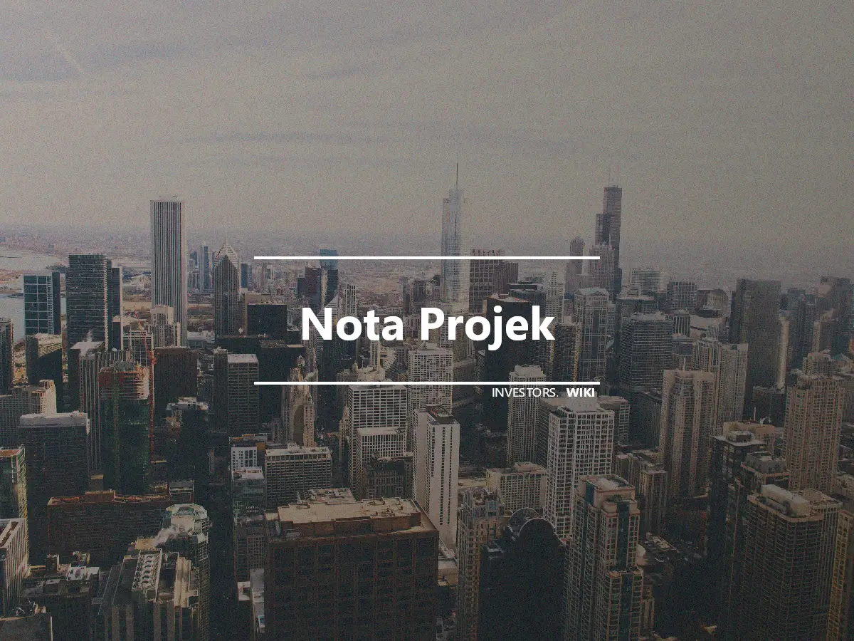 Nota Projek