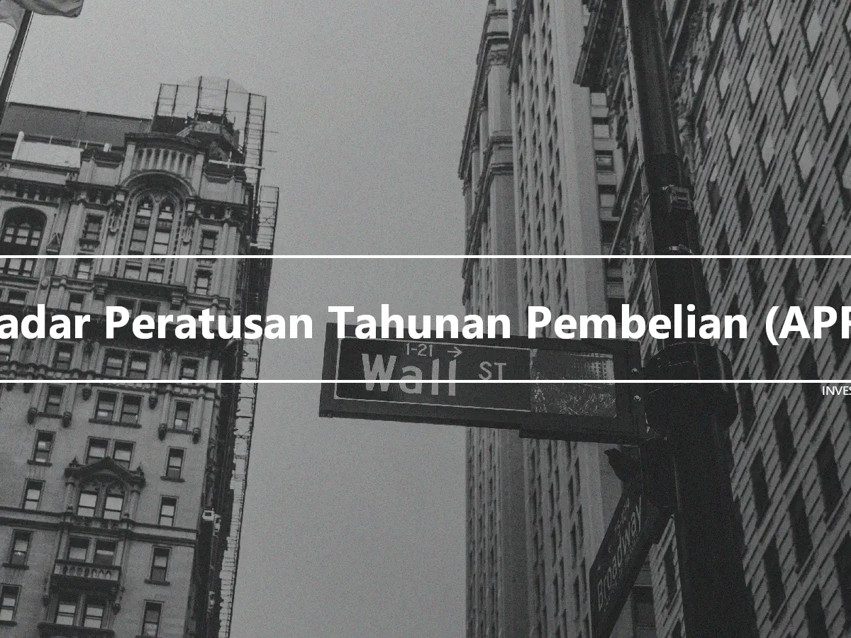 Kadar Peratusan Tahunan Pembelian (APR)