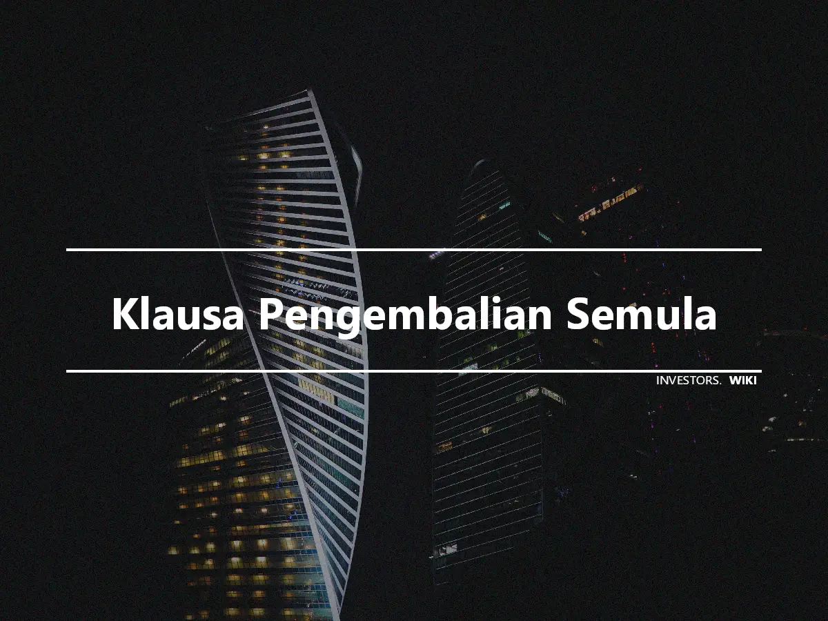 Klausa Pengembalian Semula