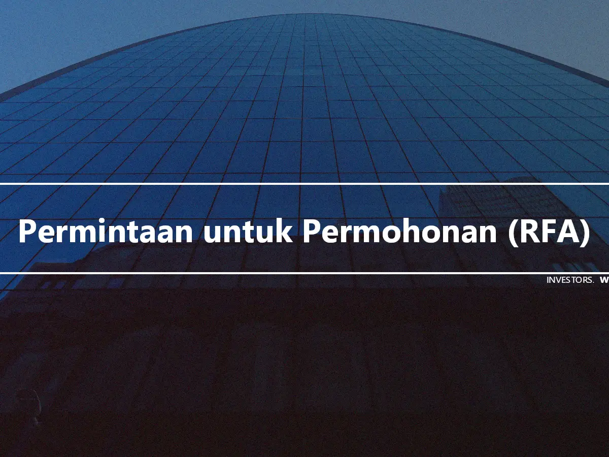 Permintaan untuk Permohonan (RFA)