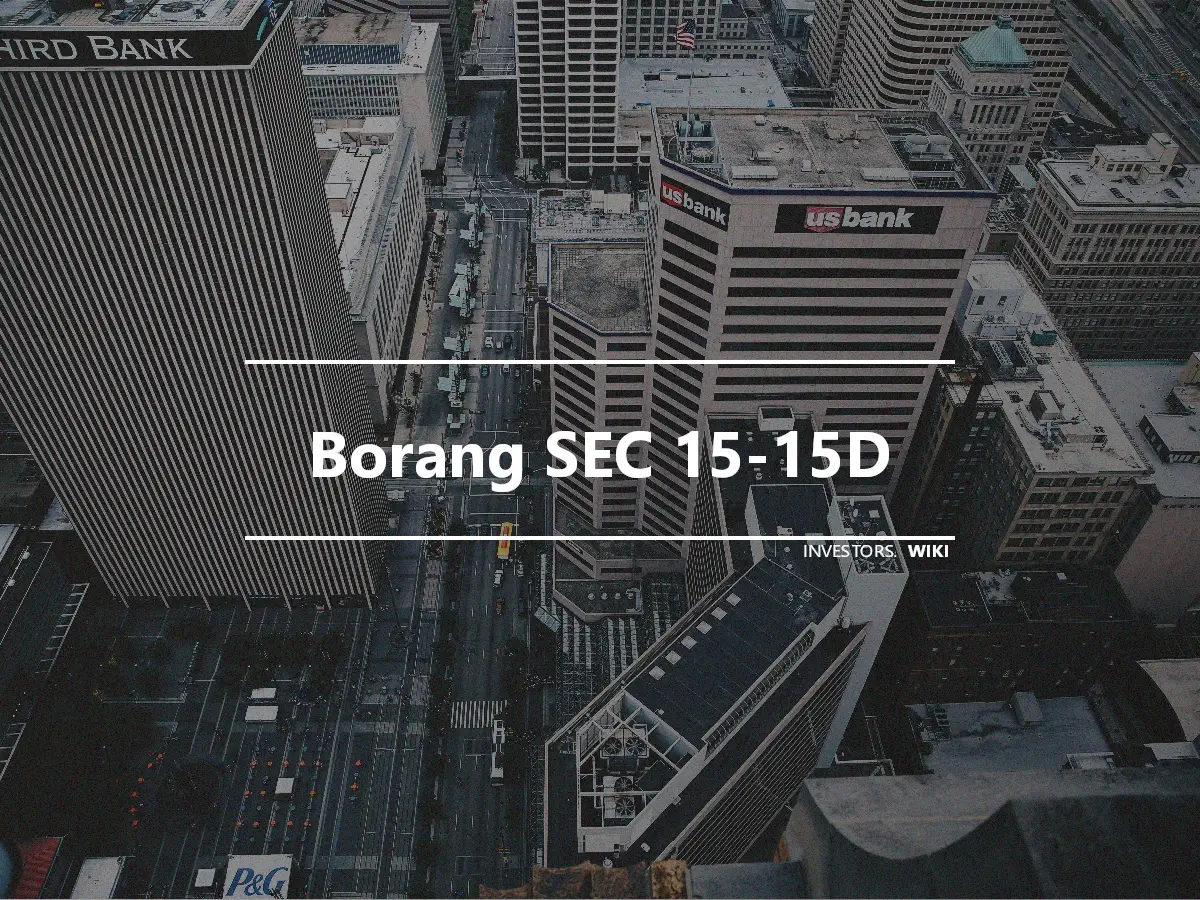 Borang SEC 15-15D