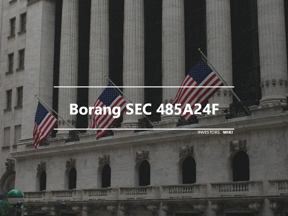 Borang SEC 485A24F
