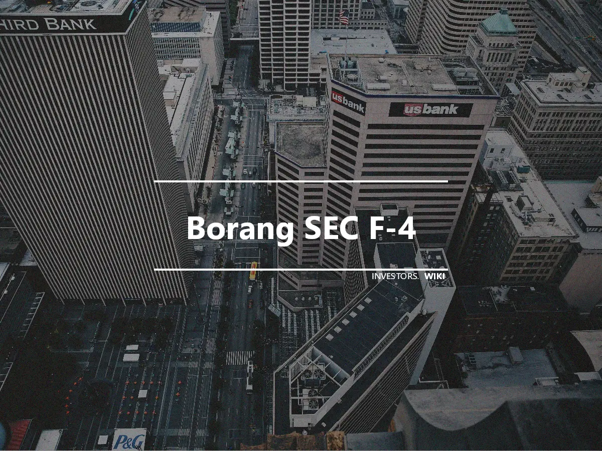 Borang SEC F-4