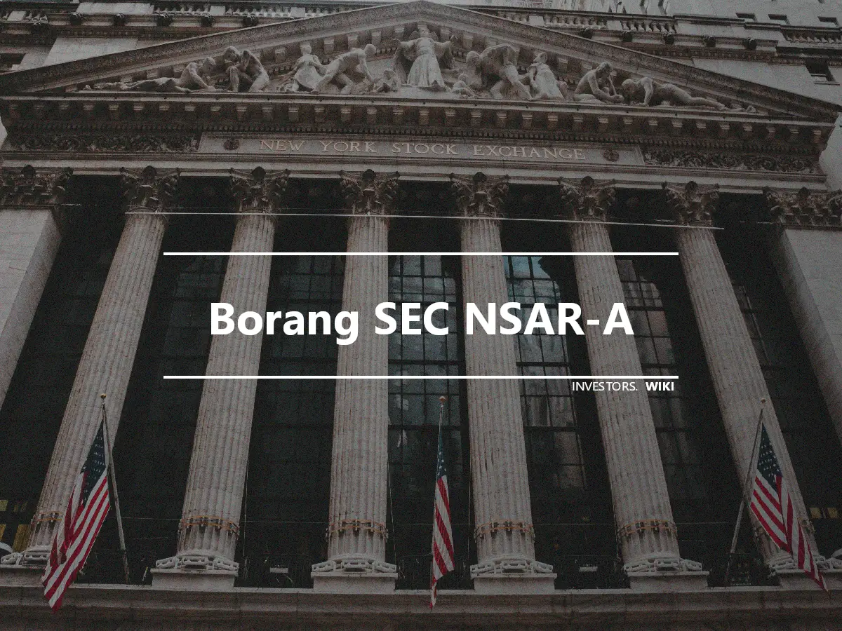 Borang SEC NSAR-A