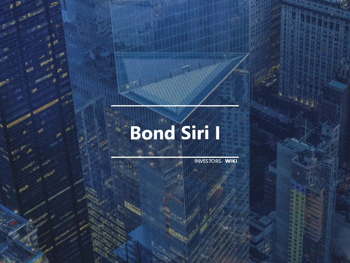 Bond Siri I