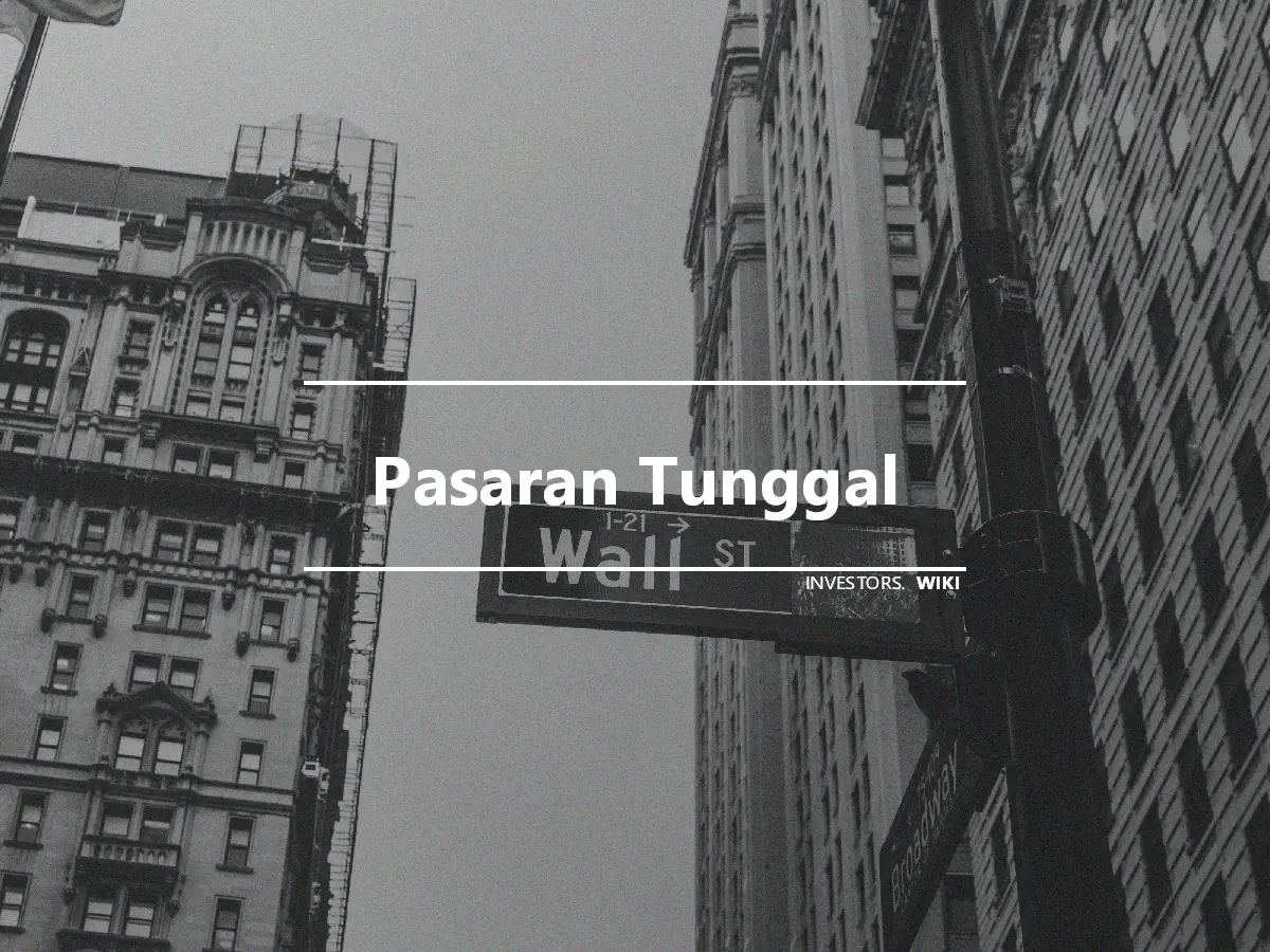 Pasaran Tunggal