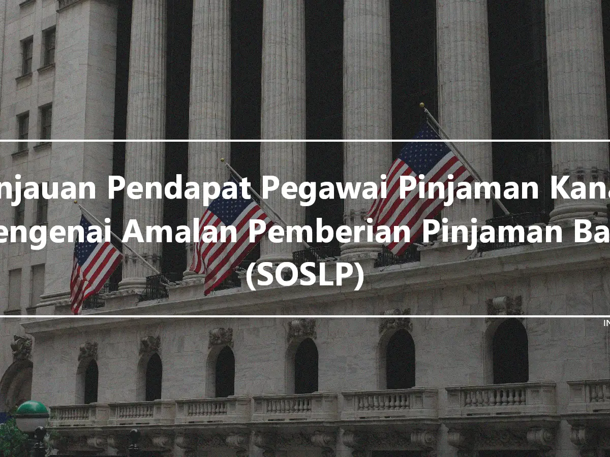 Tinjauan Pendapat Pegawai Pinjaman Kanan mengenai Amalan Pemberian Pinjaman Bank (SOSLP)
