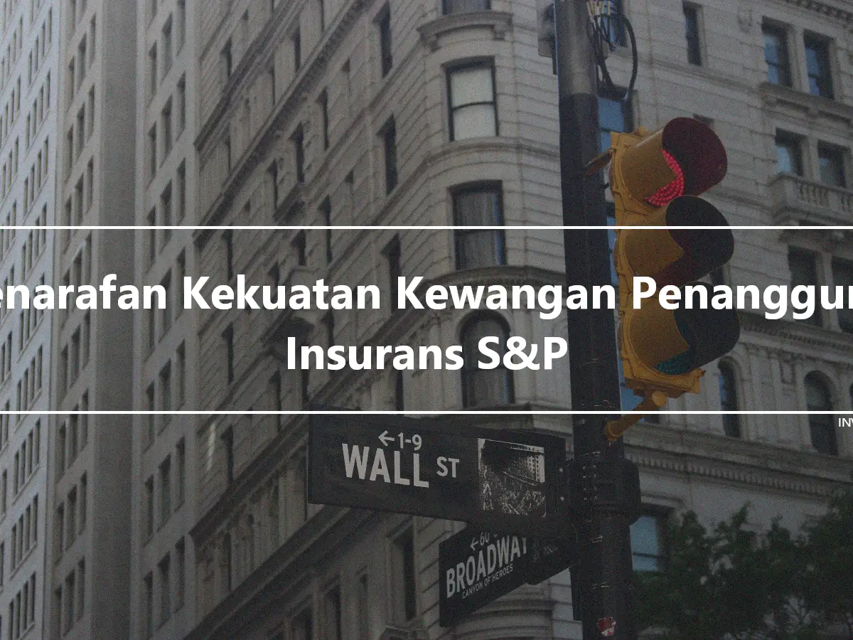 Penarafan Kekuatan Kewangan Penanggung Insurans S&P