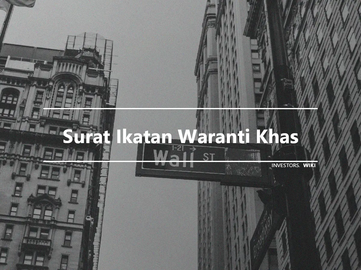 Surat Ikatan Waranti Khas