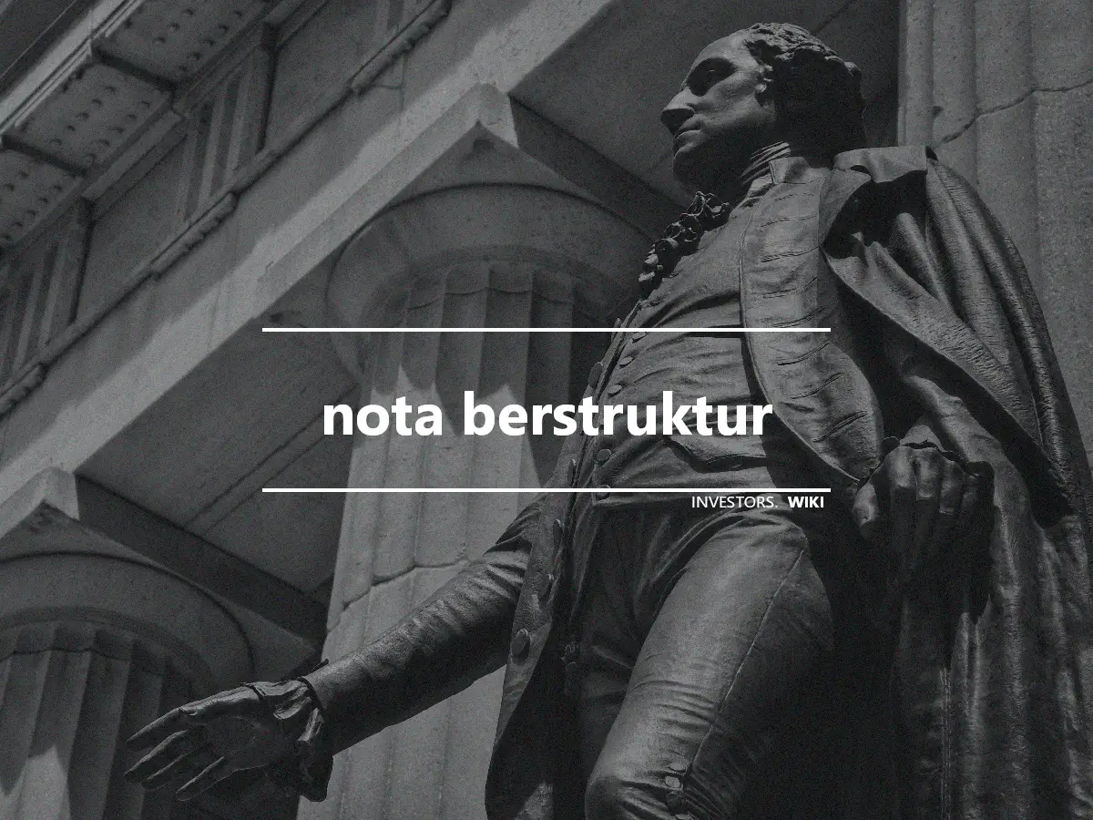 nota berstruktur