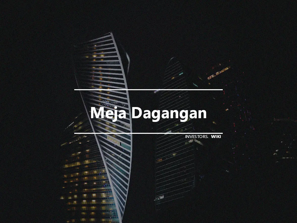 Meja Dagangan