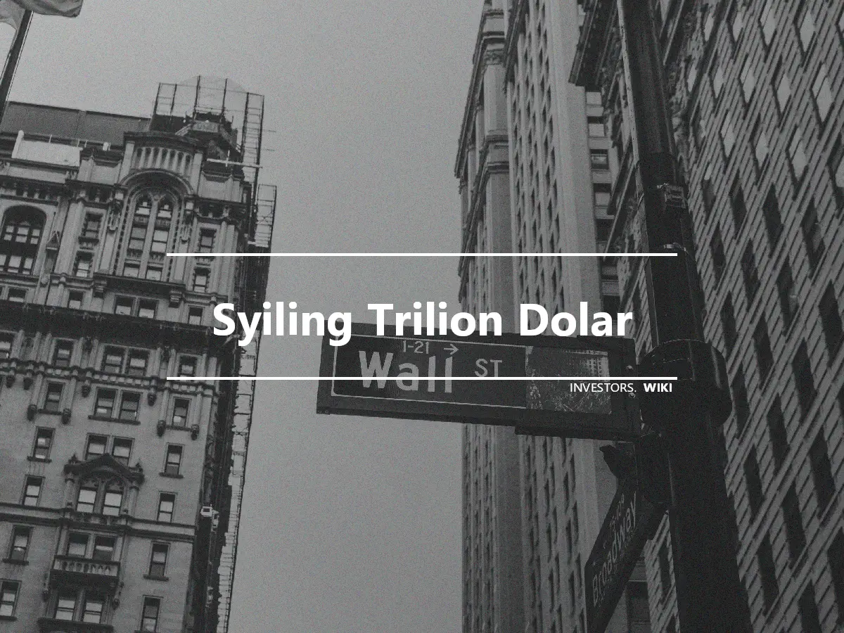 Syiling Trilion Dolar