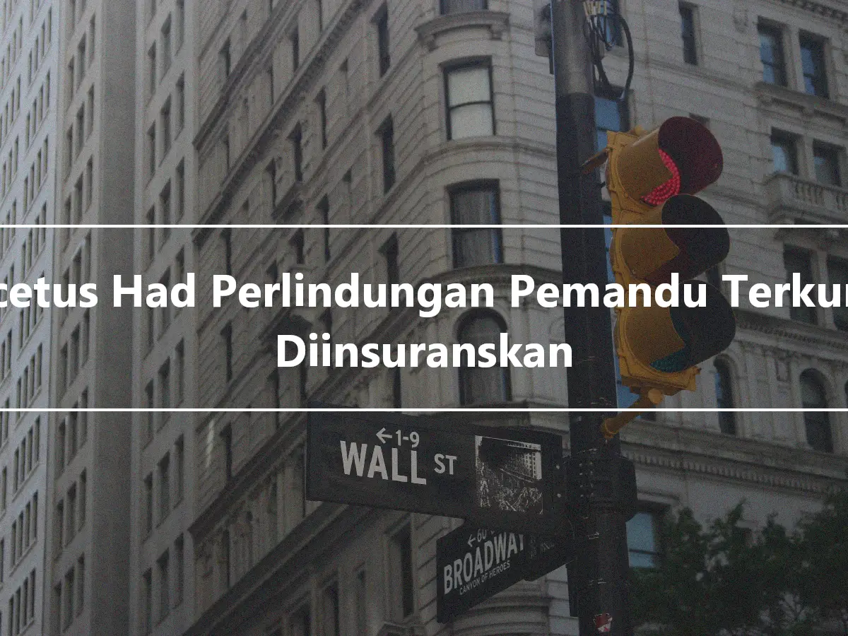 Pencetus Had Perlindungan Pemandu Terkurang Diinsuranskan