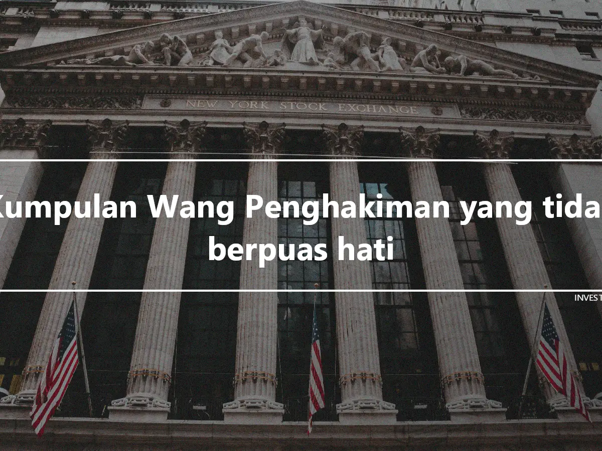 Kumpulan Wang Penghakiman yang tidak berpuas hati