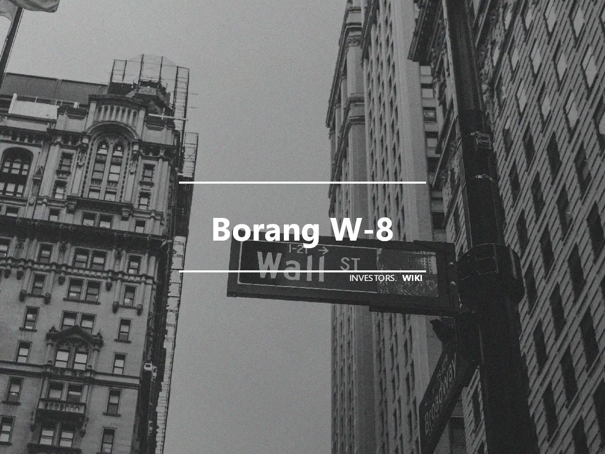 Borang W-8