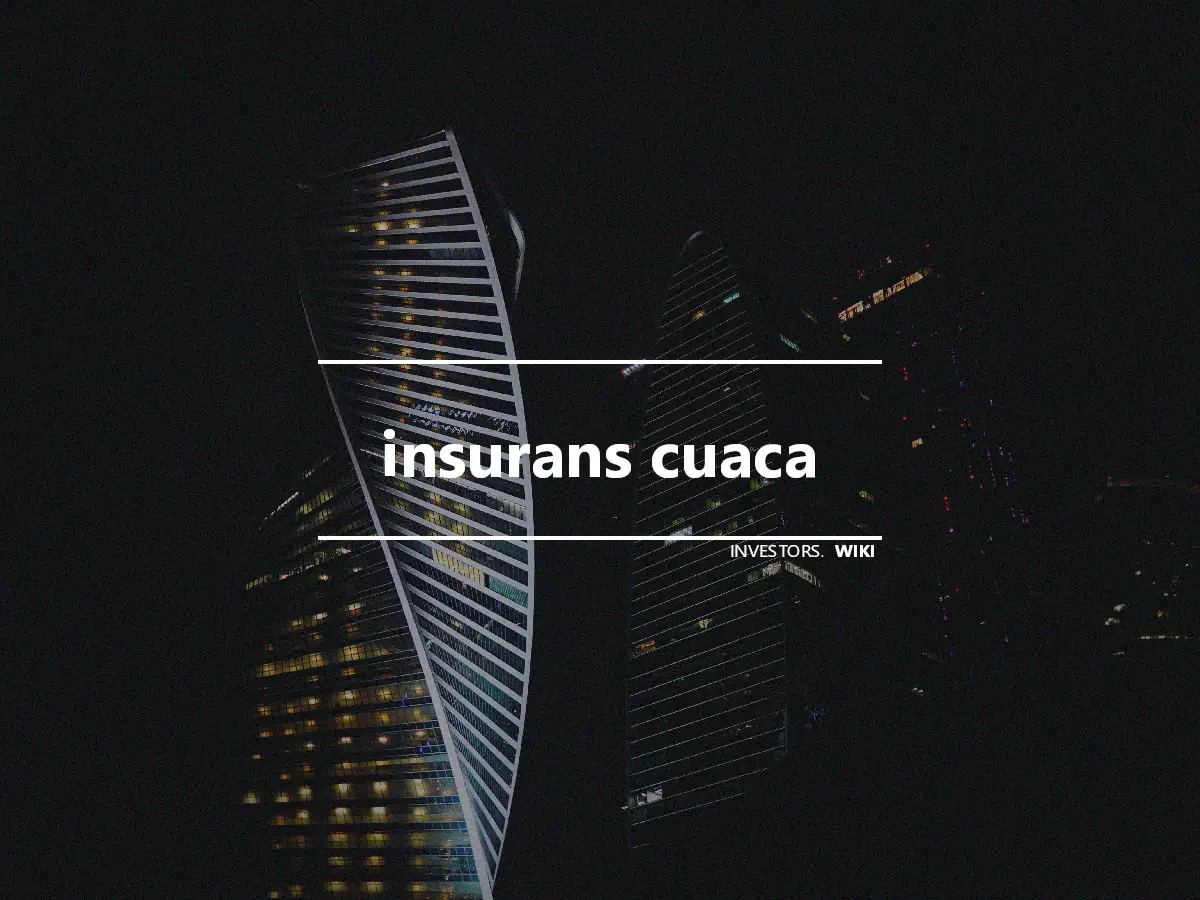 insurans cuaca