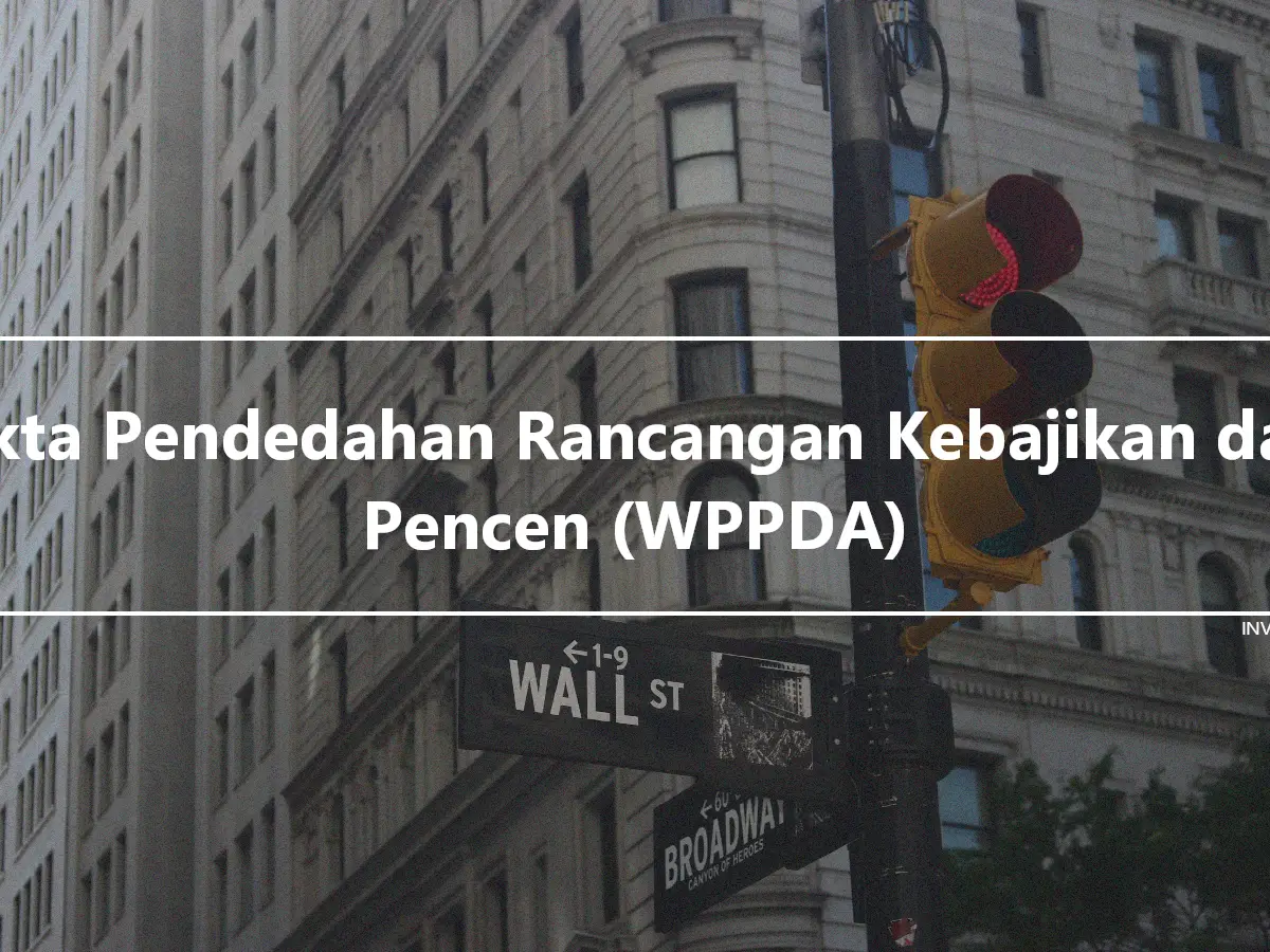 Akta Pendedahan Rancangan Kebajikan dan Pencen (WPPDA)