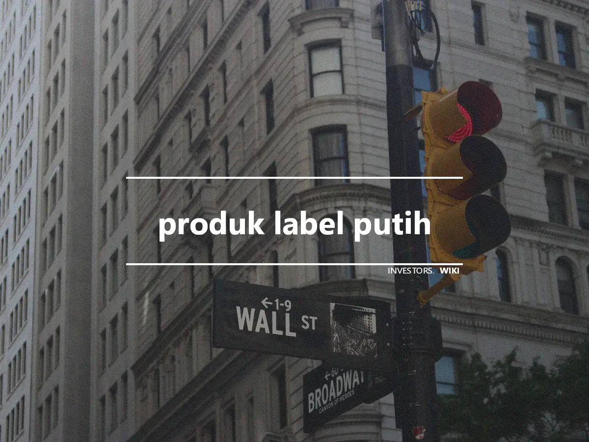 produk label putih