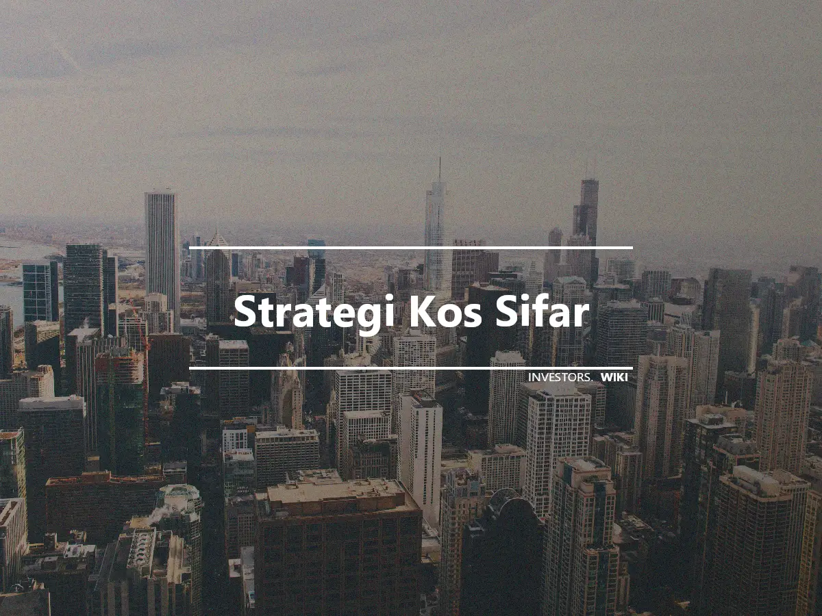 Strategi Kos Sifar