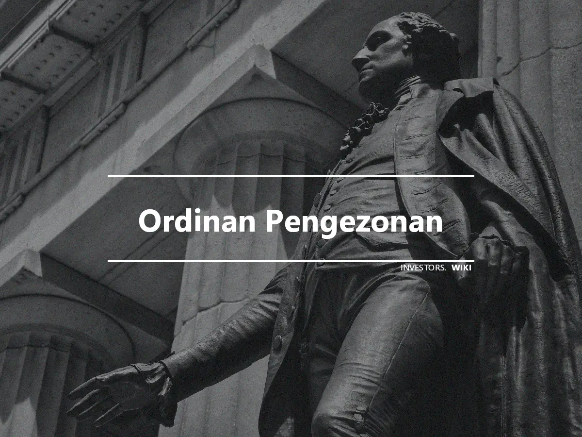 Ordinan Pengezonan