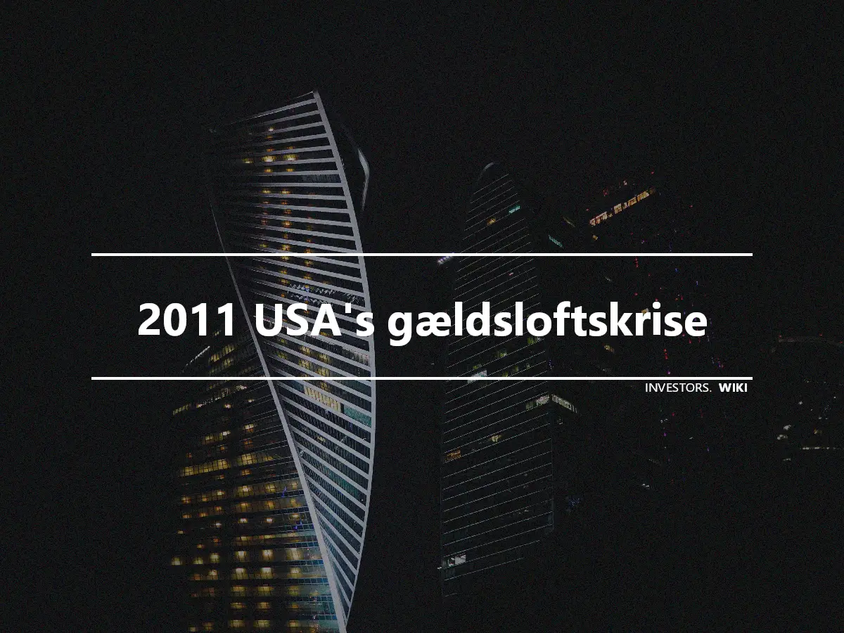 2011 USA's gældsloftskrise