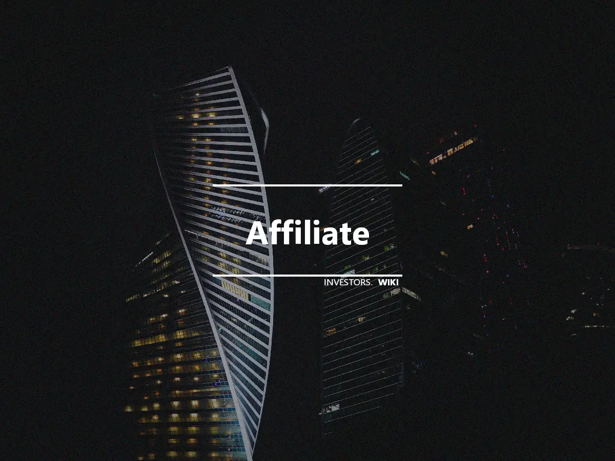 Affiliate