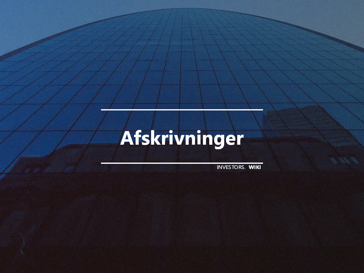 Afskrivninger