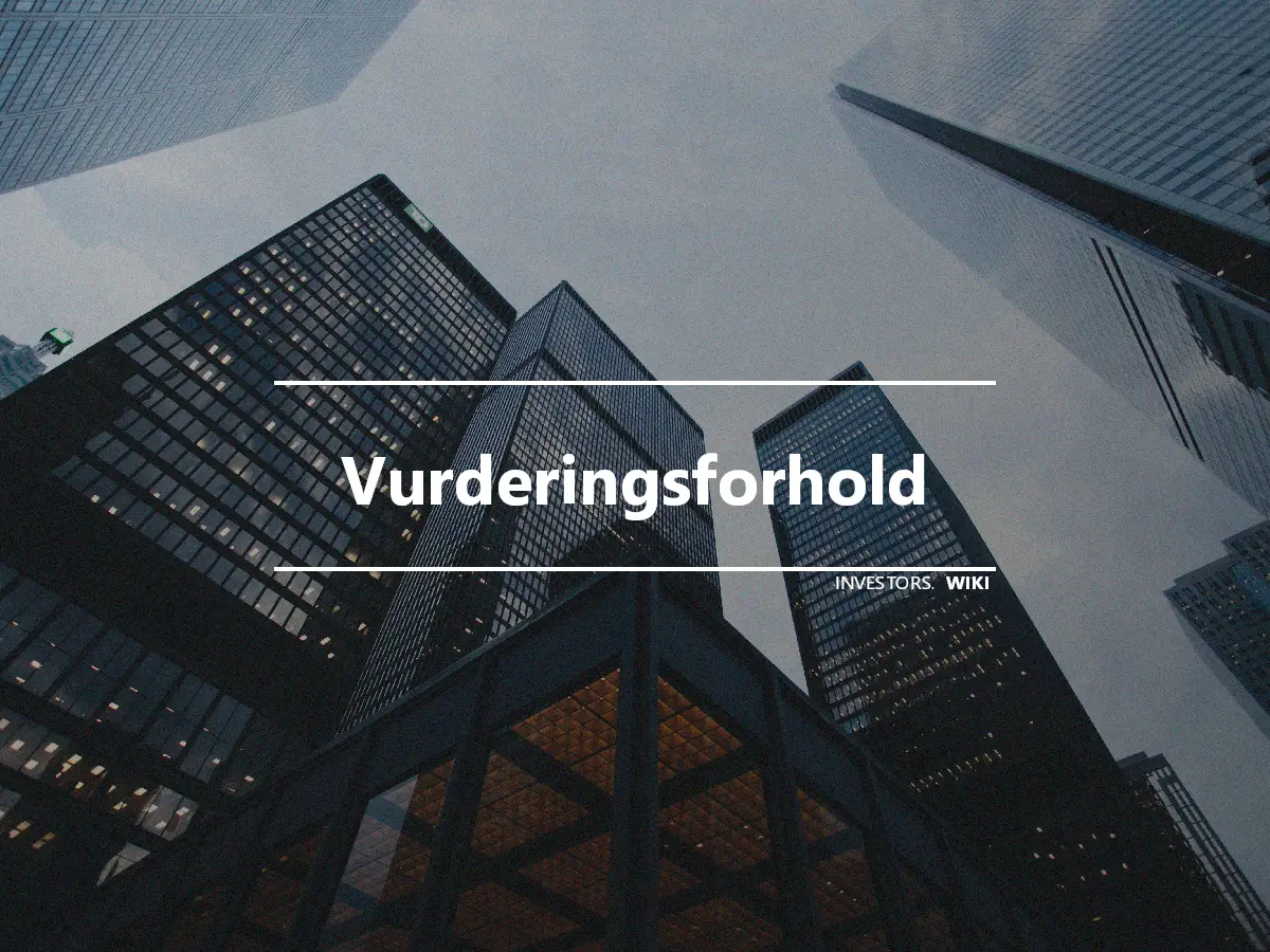 Vurderingsforhold