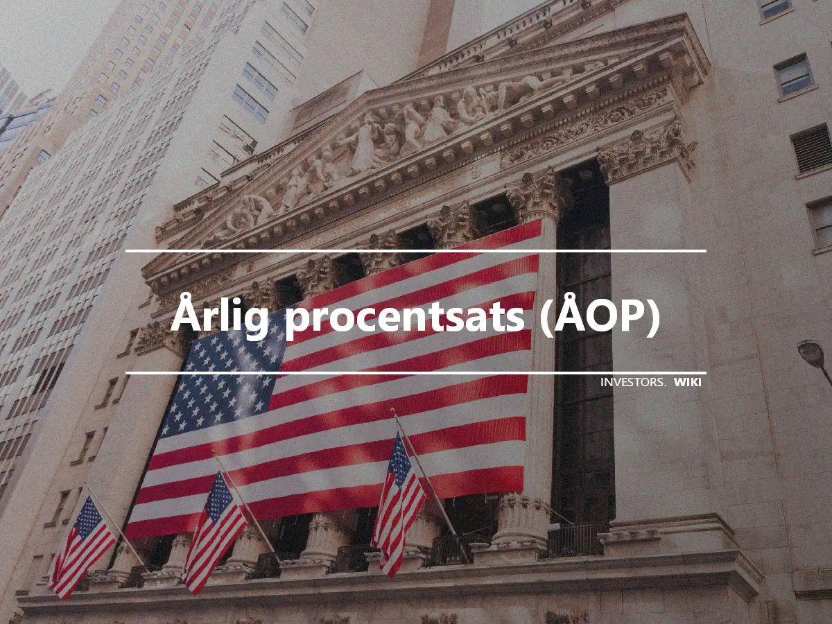 Årlig procentsats (ÅOP)