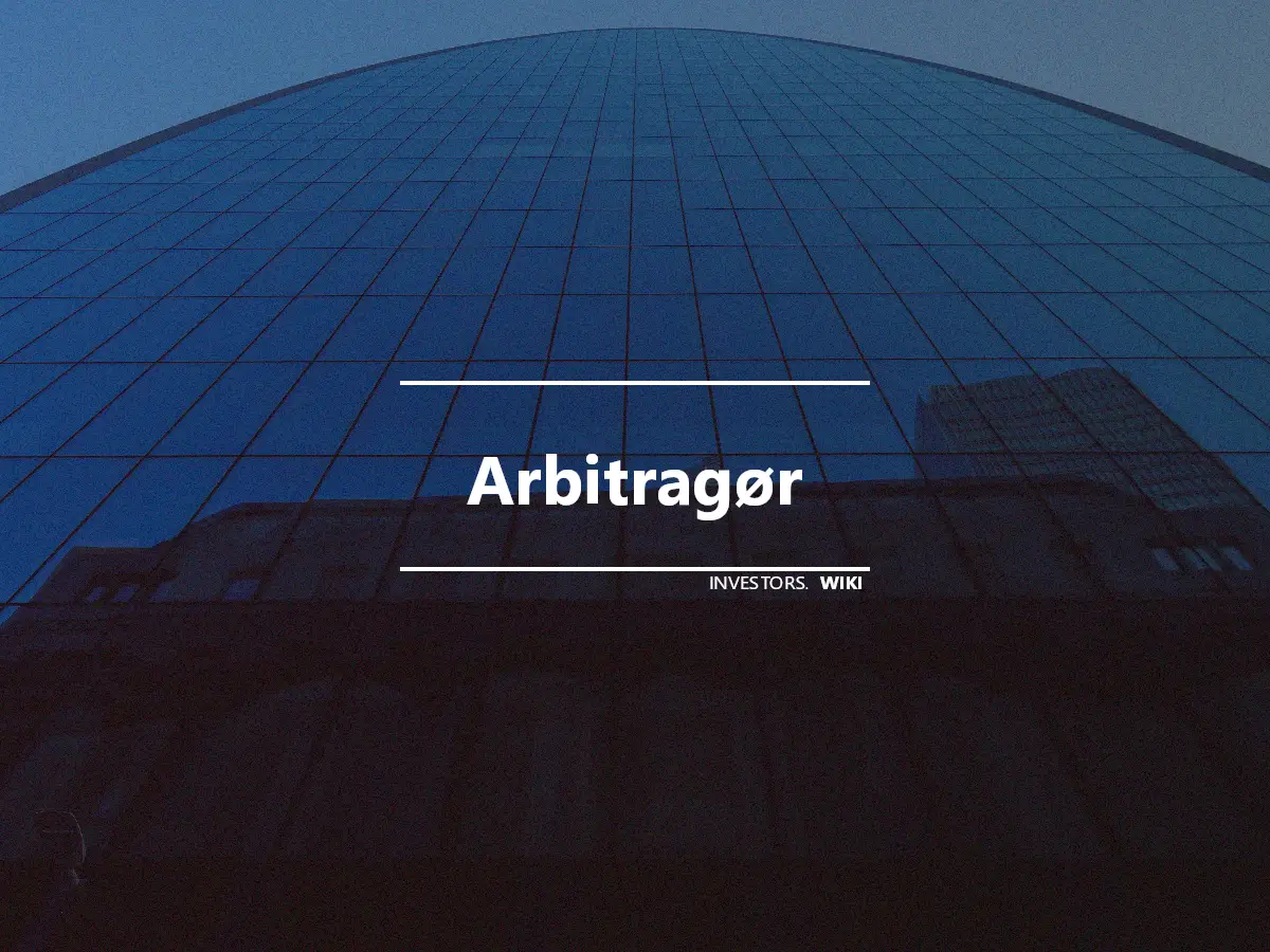 Arbitragør