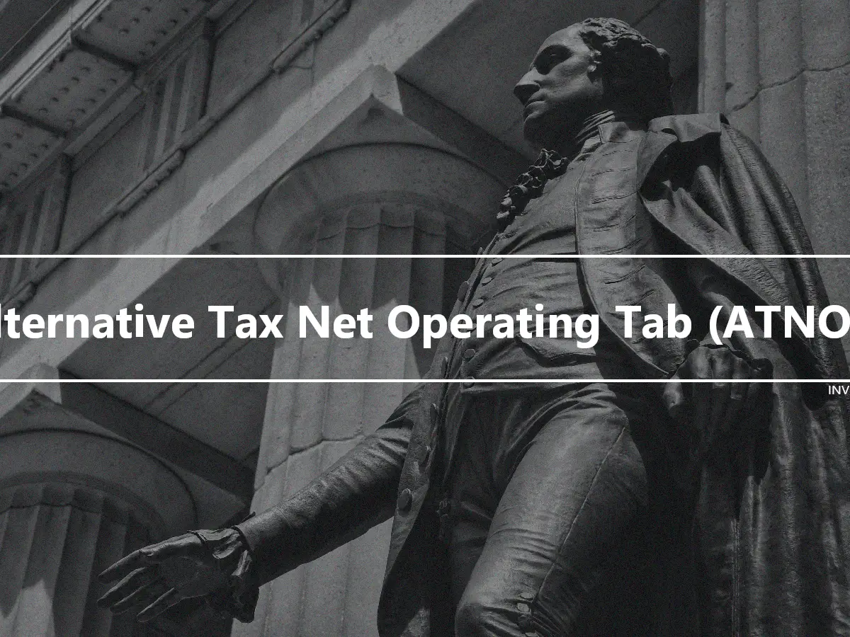 Alternative Tax Net Operating Tab (ATNOL)