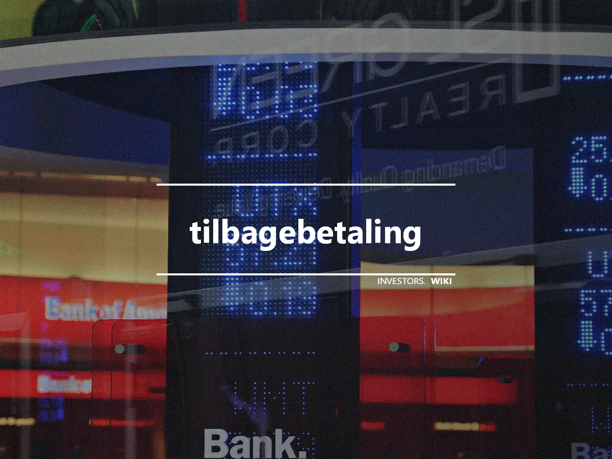 tilbagebetaling