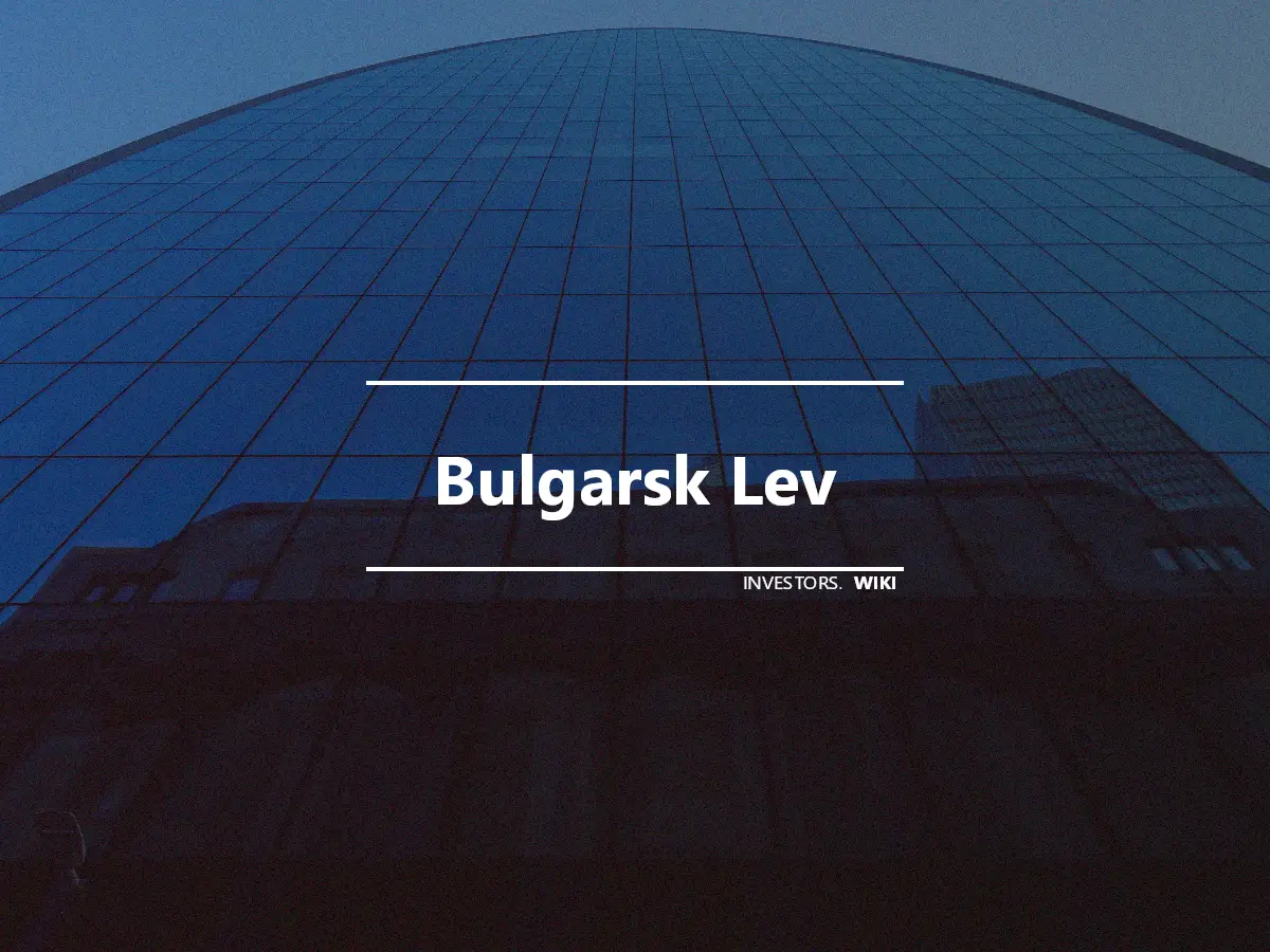 Bulgarsk Lev