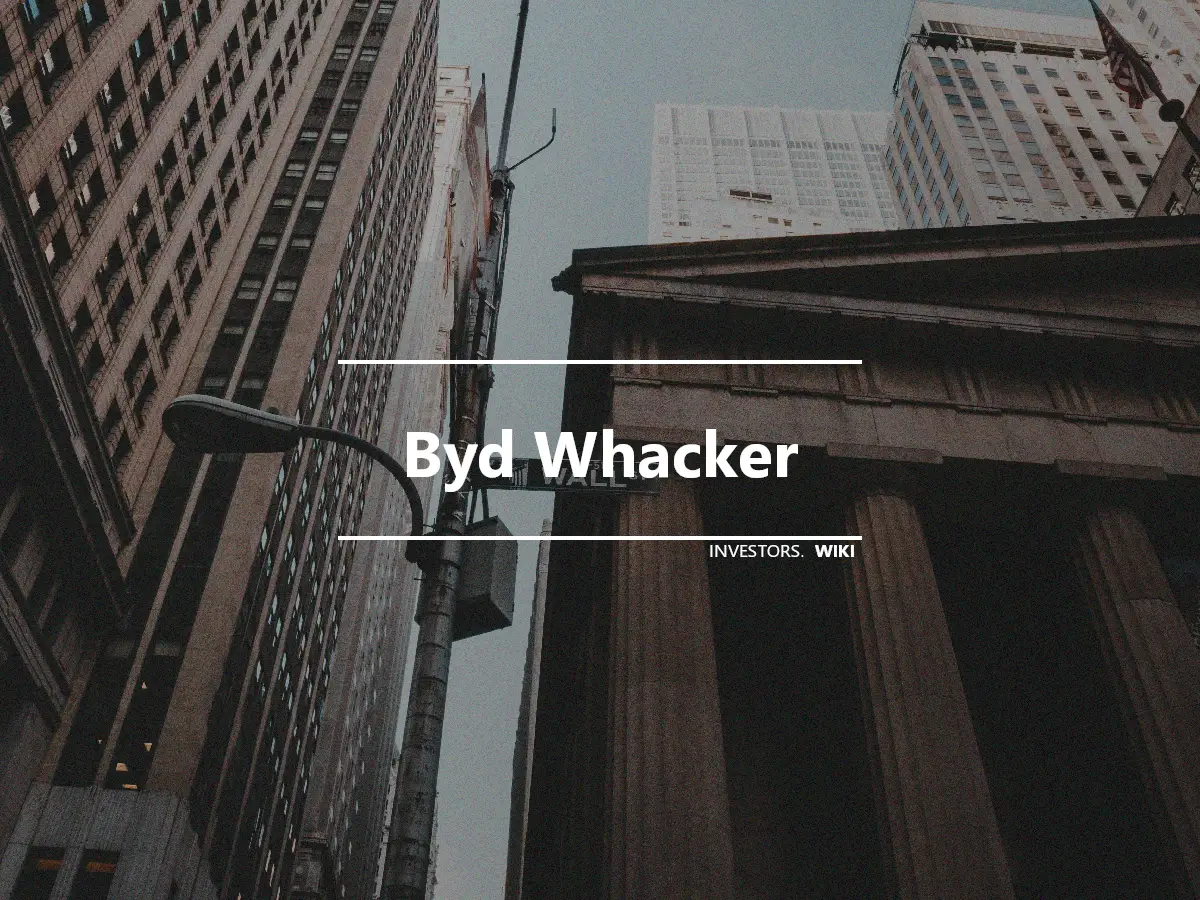 Byd Whacker