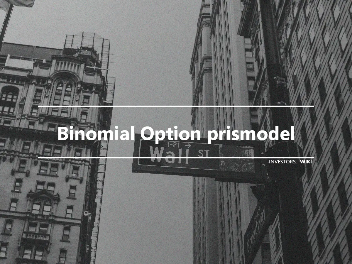Binomial Option prismodel