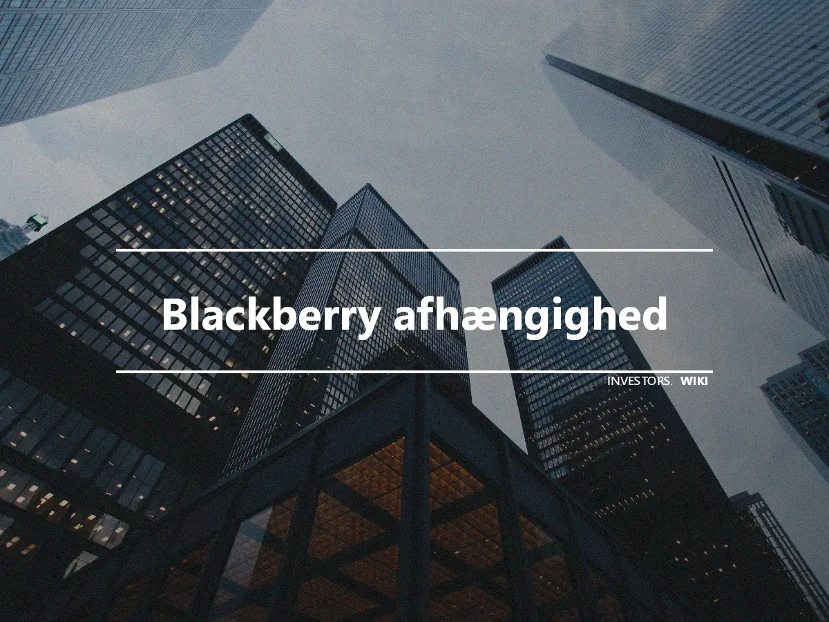 Blackberry afhængighed